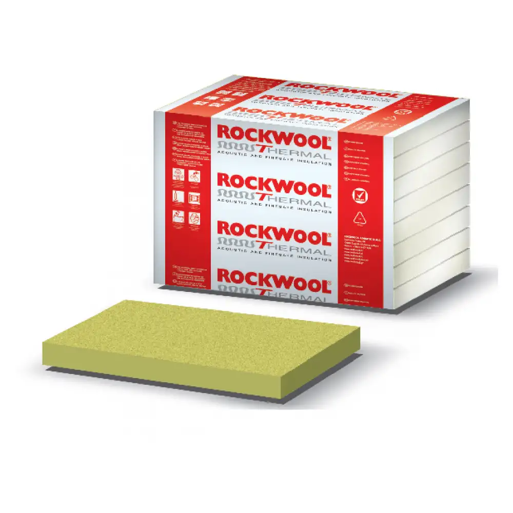 Vata bazaltica ROCKWOOL ACOUSTIC 50, gros 5 CM, 7.2 mp/pac