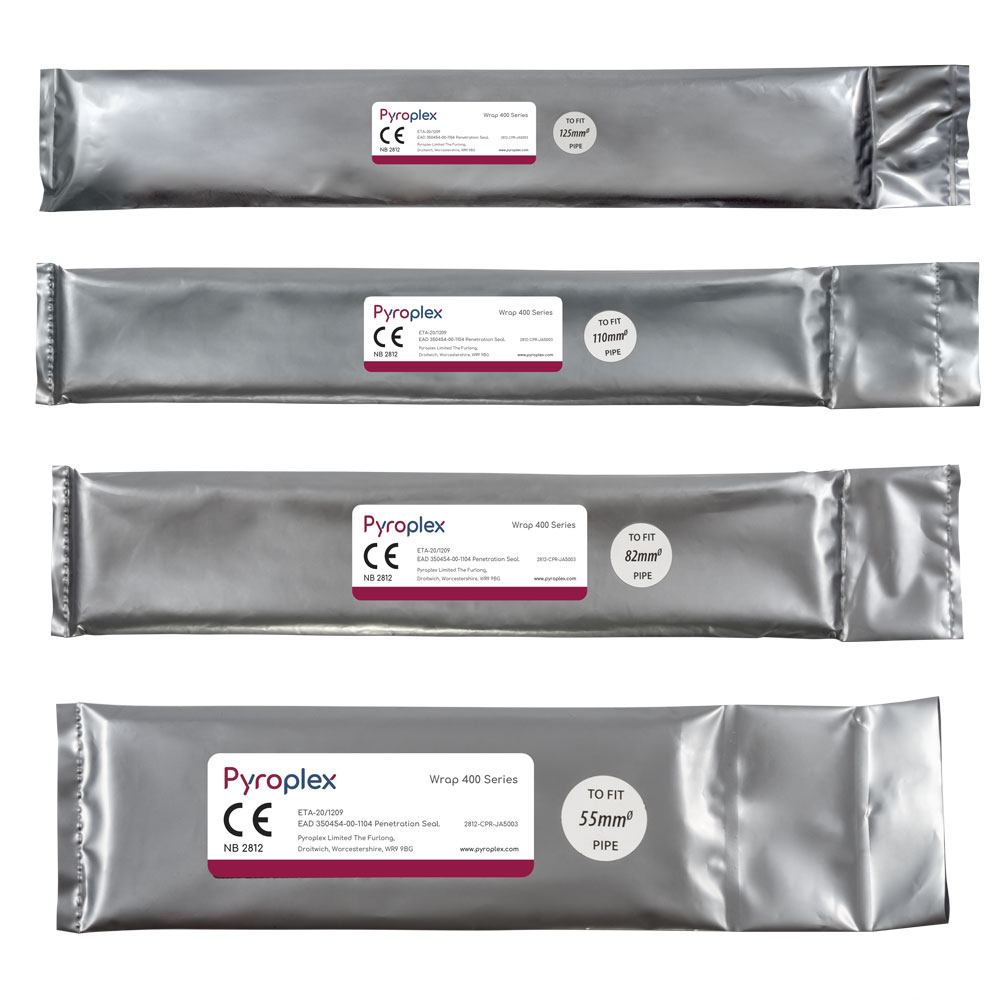 Bandă antifoc Pyroplex PPW55-4 — Ø55 mm, EI 240