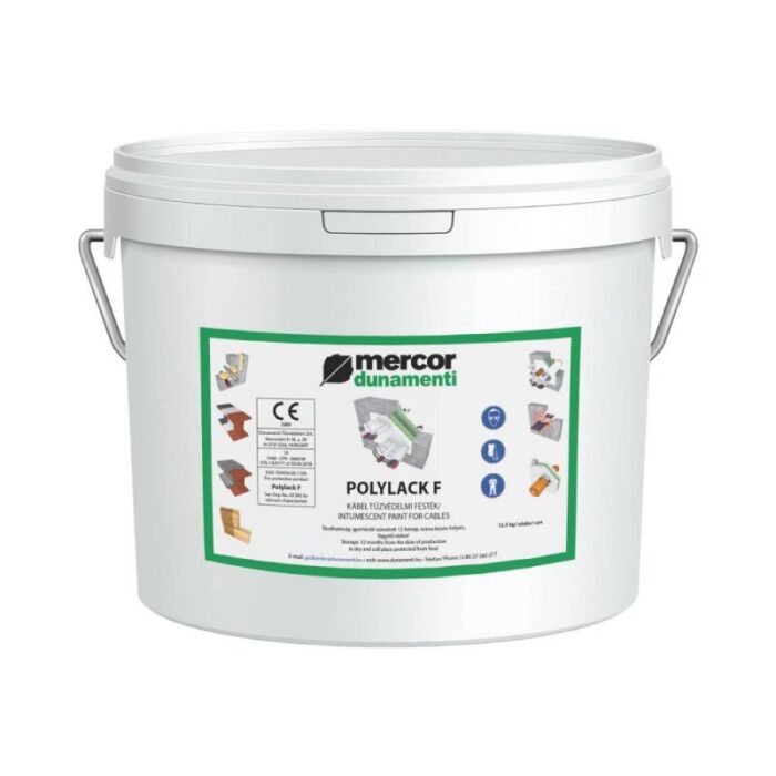 Dunamenti Polylack F — vopsea intumescentă, găleată 12,5 kg