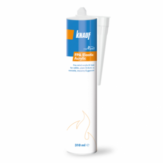 Knauf FPA Elastic — chit acrilic antifoc elastic, cartuș 310 ml