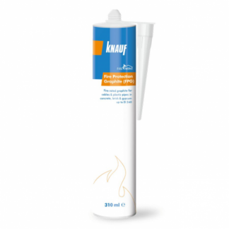 Knauf FPG — chit antifoc cu grafit, cartuș 310 ml